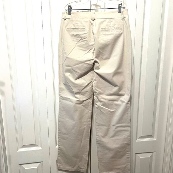 Dockers Ideal Fit Women's 6 Long Khaki Slacks-Casual-100 % Cotton-Front Pockets - Picture 8 of 13